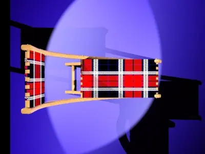 SILLA JARDIN 3D model