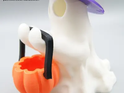 Cute Ghost - Trick or Treat 3D print model