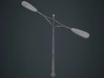 Street Light 6B Low-poly 3D model
