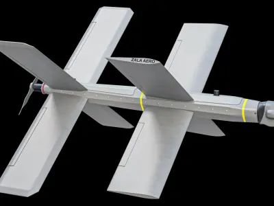  Lancet-3 And HESA-2 Russian UCAV Kamikaze Drones Collection PBR 