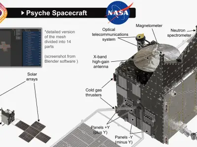  Psyche Spacecraft 