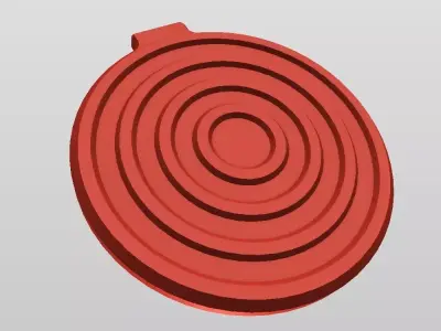 QI WIRELESS CHARGER STYLE 3 3D print model