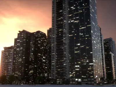 City Block Type B08 3D model