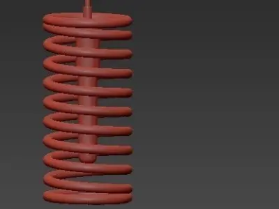 LUSSOLE spiral spring hanging 3D model