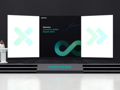 stage with cube  3D model