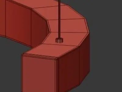 Untitled circular pendant light with name cipriani 3D model
