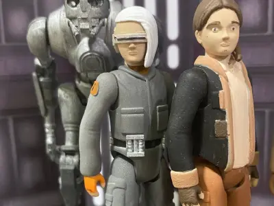 skeleton crew star wars vintage toy kenner 3D print model