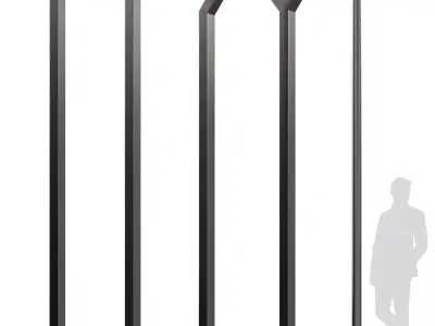Street lamp Integral 3D model