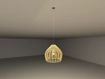 lighting hanging lamp Free 3D model