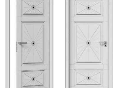 TOSCANA LITERA Interior door 6367 3D model