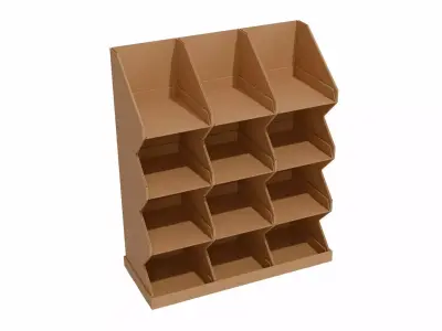 Point of Sale Cardboard Display Stand Texture