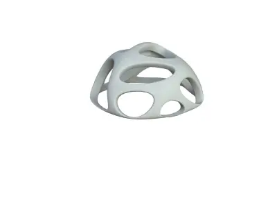 SciFi Cube Object No 54972 Low Poly Shape Low-poly 3D model