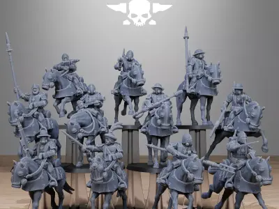 RoyalGuard Cavalry 3D print model