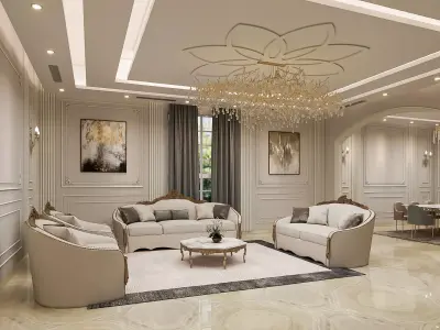 ground  floor villa 3D model