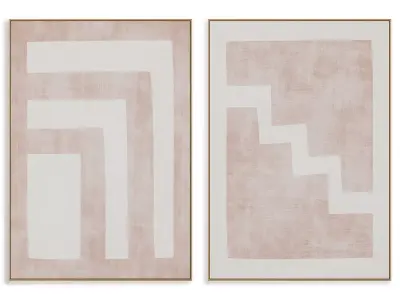 Abstract Painting Frame set 3D model 458