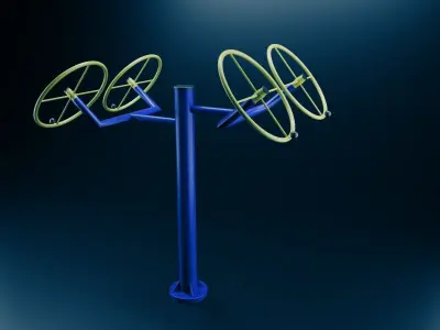 EXTERIOR GYM 3D model