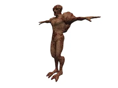 Toxic Mutant Low-poly 3D model