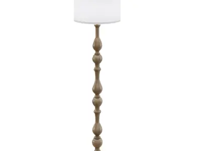 Buser Brown Traditional Floor Lamp 3D model