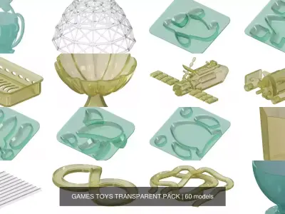 GAMES TOYS TRANSPARENT PACK
