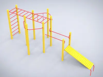 Playground for kids 3D model
