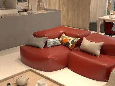 laos Archviz Interior 3D model