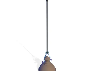 Restoration Light Single Pendant 3D model