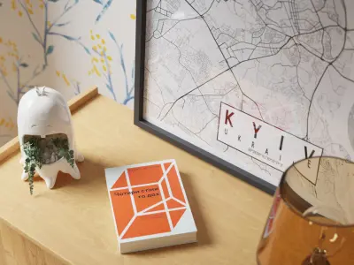 Vintage cupboard with ceramic pot 3D model