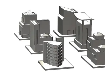 Building designs  Free 3D print model