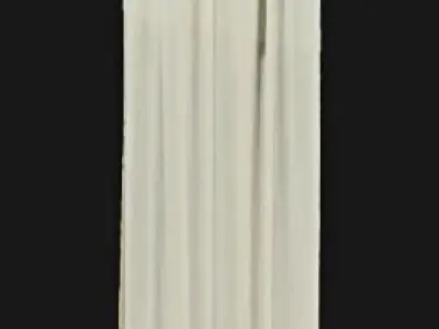 Curtain Free low-poly 3D model