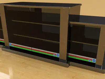 TV Rack 3D model