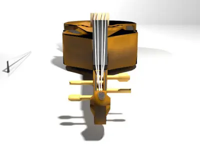 Viola violin 3D model
