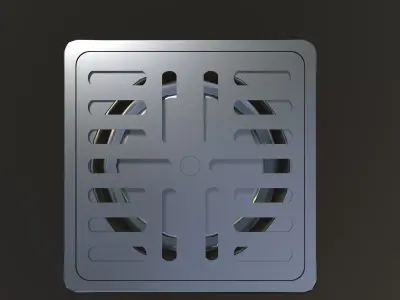 Floor drain 3D model