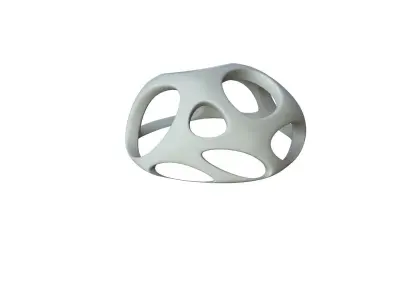 SciFi Cube Object No 51771 Low Poly Shape Low-poly 3D model