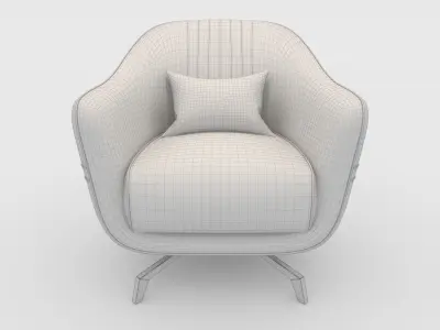 Armchair 42 3D model