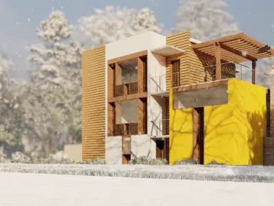 Margaret Esherick House Concept 3D model