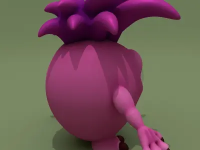 Cartoon Monster Freddy 3D model