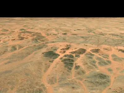 Mecca and the Red Sea coast of Saudi Arabia - tile n24 e41 3D model