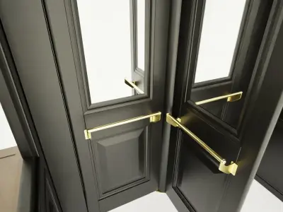 old english shop window 3D model