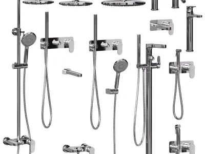 Boheme Spectre Faucet set 3D model