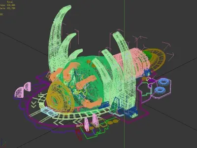 Hyperspace Laboratory 01 3D model