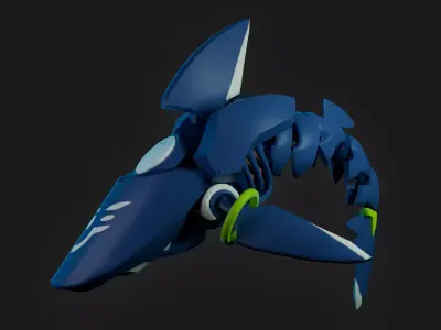 Robot Shark 3D model