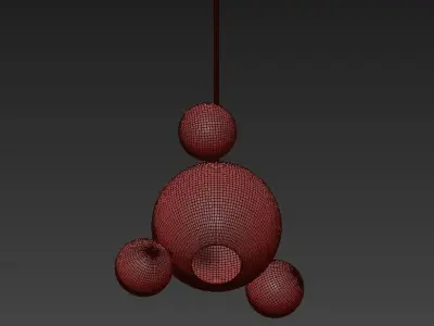 BUBBLE ball hanging 3D model