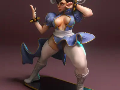 Chun li 3D print model