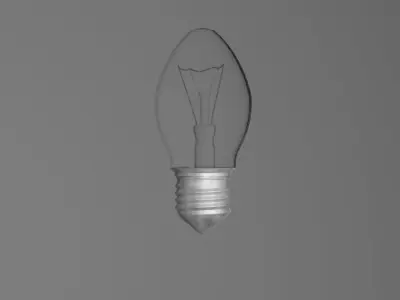 Realistic Lightbulb light bulb 3D model