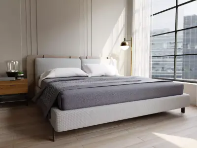 Interior Bedroom design scene 09 3D model