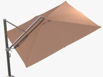 Parasols Icon Outdoor Umbrella 3D model
