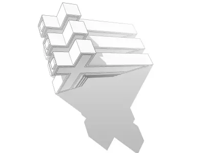 Chapel  Ecumenical  Agustin Hernandez Navarro Low-poly 3D model