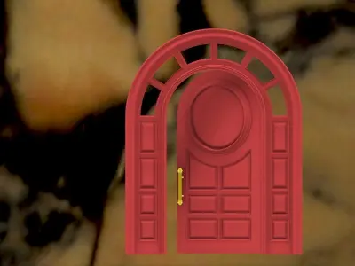 3d door model 3D model purchase