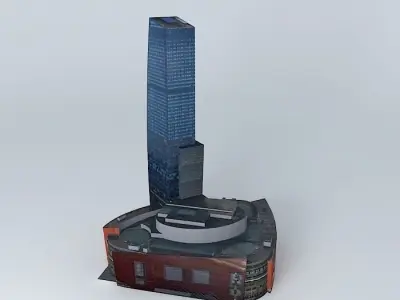 Shanghai Zhongshan Renaissance Hotel Cloud Nine Shopping Mall Free 3D model