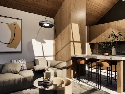 CASA MODERNA - MODELO 3D COMPLETO - INTERIOR Y EXTERIOR 3D print model